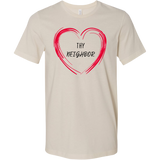 Love / Heart Thy Neighbor Unisex T-Shirt - w/Red Heart- Choice of colors