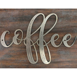 Coffee - Metal Art Sign