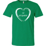 Love / Heart Thy Neighbor Unisex T-Shirt - w/White Heart - Choice of colors