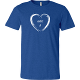 Have a Heart Unisex T-Shirt - w/White Heart - Choice of colors