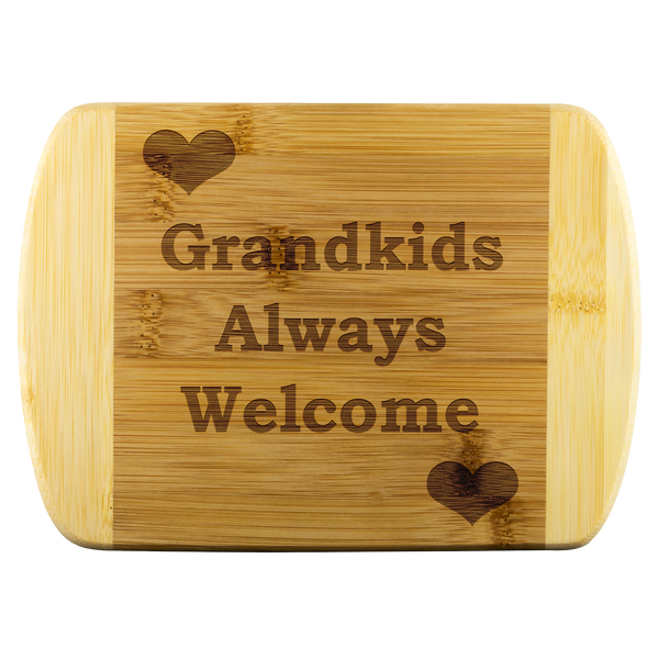 Grandkids Always Welcome Mini Cutting Board